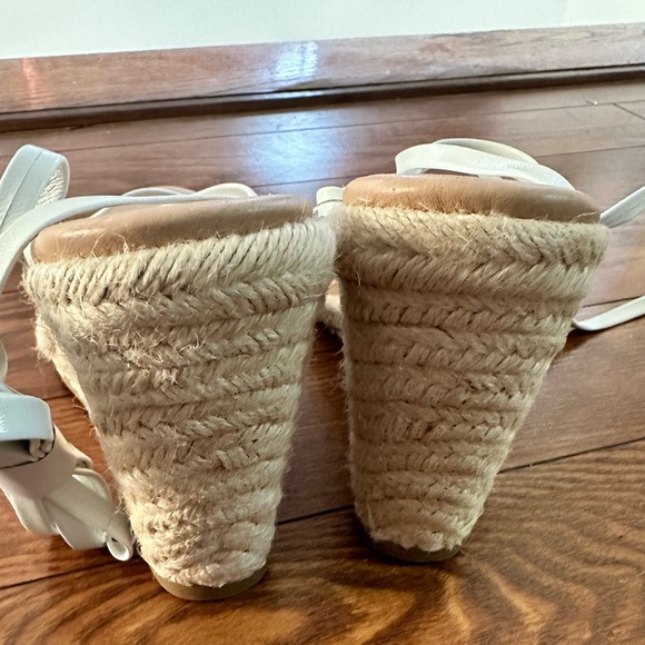 Chelsea and violet. White Wrap Espadrille Wedge 
BLACK FRIDAY DEALS - Picture 4 of 10